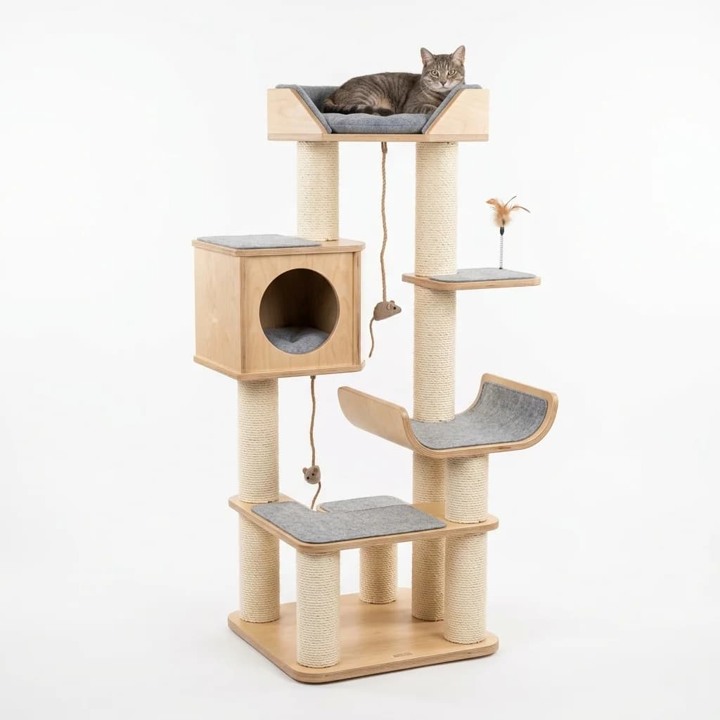 Arbre à Chat Multi-Niveaux